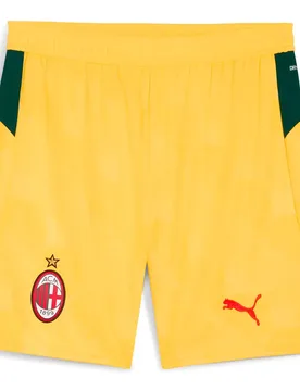 Short Domicile Ac Milan Replica 25/26 Sunny Yellow / Dark Myrtle S - Puma - FashionsVida