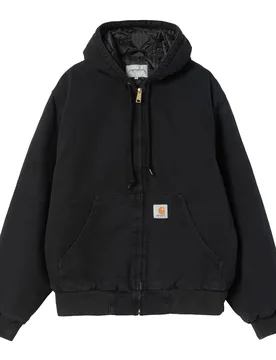OG Active Jacket Black Stone Canvas L Herren - Carhartt WIP - FashionsVida