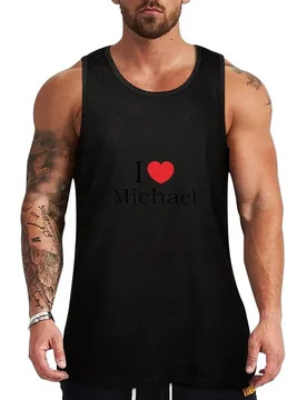 I Love Michael - With Simple Love Heart Tank Top Outdoor UV Tank Top Sun Protection Sleeveless Shirt - Aliexpress - FashionsVida