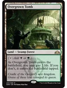 Overgrown Tomb Guilds of Ravnica - Magic: The Gathering - FashionsVida