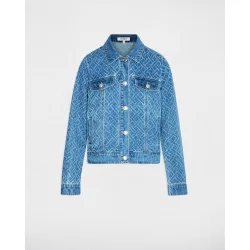 Chaqueta vaquera con pespuntes