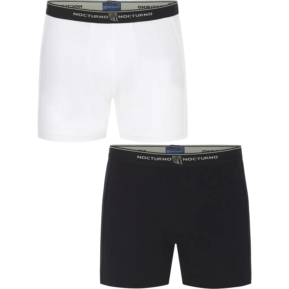 Pack de dos boxers de punto color y negro - El Búho Nocturno - FashionsVida