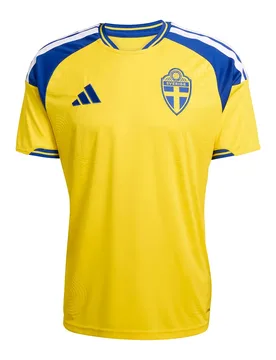 T-shirt à Manches Courtes Domicile Sweden 26/27 Yellow L - Adidas - FashionsVida