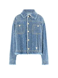 Jäckchen AMANDINA blau M Damen