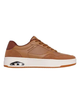 Sneakers color cuoio con soletta Air-Cooled UNO CTL OUT OF SIGHT 42 - Skechers - FashionsVida