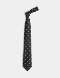 M&S Square Medallion Tie Navy male