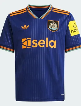 Maglia Third Newcastle United FC 25/26 9-10A Victory Blue / Bahia Orange - Adidas - FashionsVida