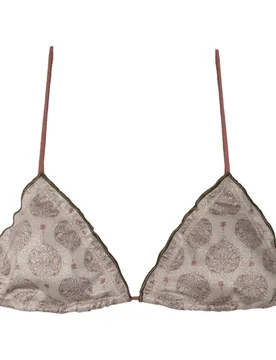 Top de bikini de triángulo con relleno extraible - The-Are - FashionsVida