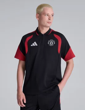 Manchester United 26/27 Training Tiro Polo Black M - Adidas - FashionsVida