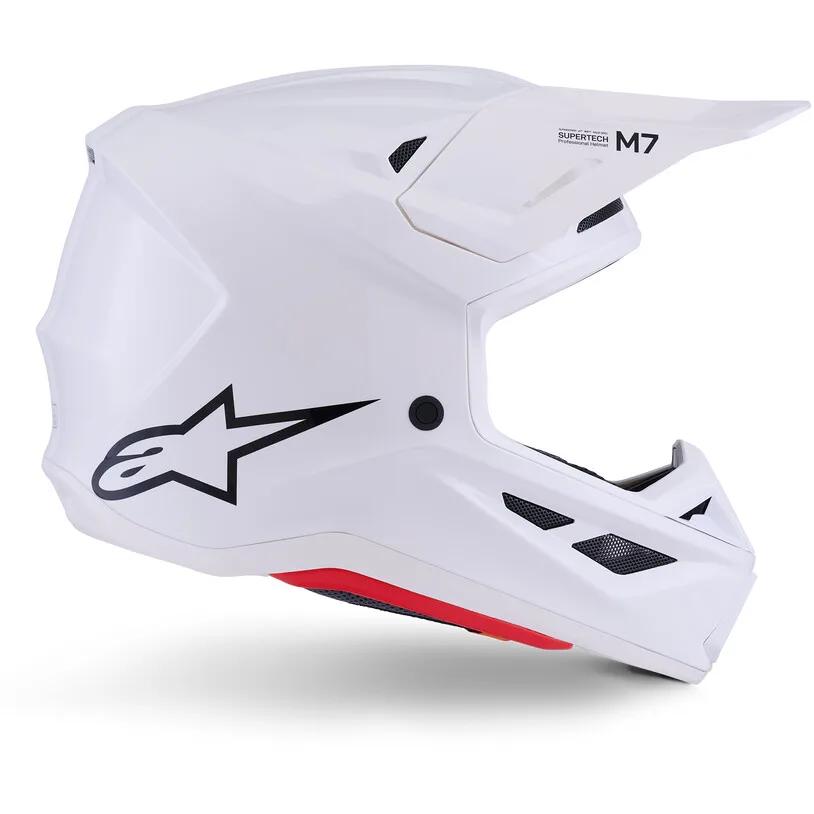 Casco Moto Cross Enduro SM7 Solid Ece06 bianco l taglia XL - Alpinestars - FashionsVida