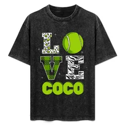 Love Coco T-Shirt Stylish Graphic Short Sleeve Top