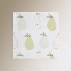 Pack de 20 servilletas de papel Peras