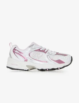 New Balance 530 blanc/rose 35 femme - New Balance - FashionsVida