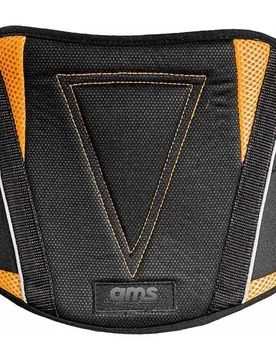 Fascia Renale Moto Racing Nero Arancio taglia 2XL - gms - FashionsVida