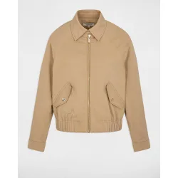 Chaqueta de mujer corta cuello abierto