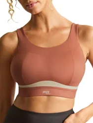 Womens Freedom Non Wired Sports Bra - Pink Polyamide - Size 40d