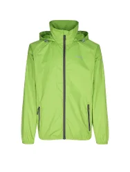 Chaqueta de lluvia plegable para hombre verde S
