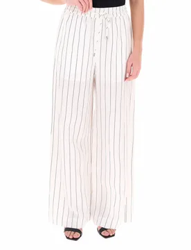 Pantalone misto lino LIU JEANS PANNA 42 - Liu jo - FashionsVida