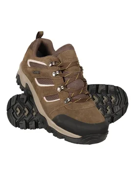 Voyage Mens Waterproof Walking Shoes - Brown - Brown - Size: 10 - Mountain Warehouse - FashionsVida