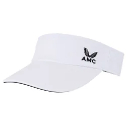 Unisex Amc White/navy Tennis Visor - One Size