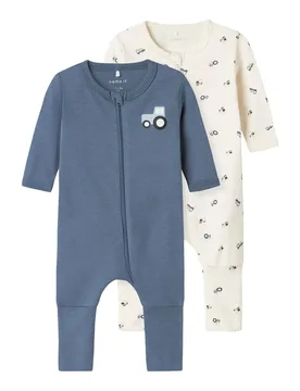 Pigiama A Maniche Lunghe Tractor 2 Unità Jet Stream 24 Mesi - Name it - FashionsVida