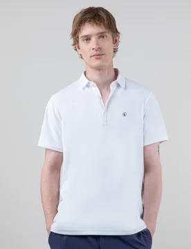 Polo de hombre de sepiia de manga corta - El Ganso - FashionsVida