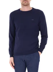 SUN68 Maglia misto lana BLU NAVY S
