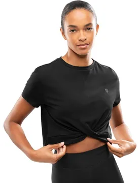 Camiseta deportiva manga corta nudo mujer Space - Siroko - FashionsVida