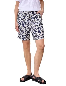 Liva Shorts Navy Pattern XL Women - Redgreen - FashionsVida