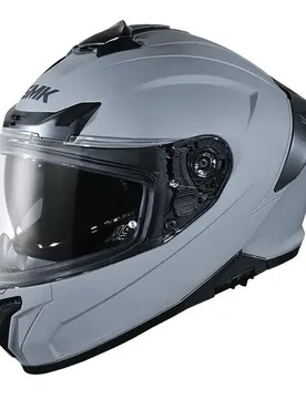 Casco Moto Integrale Typhoon Solid MA600 Grigio chiaro taglia S - Smk - FashionsVida