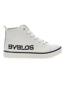 Sneakers alte in tela 122 Bianche e nere 32 - Byblos - FashionsVida