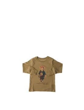 T-shirt maniche lunghe POLO BOYS CAMMELLO 4 - Ralph Lauren - FashionsVida