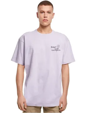 T-shirt à Manches Courtes Surf Club California Oversized Lilac S - Mc Clothes - FashionsVida