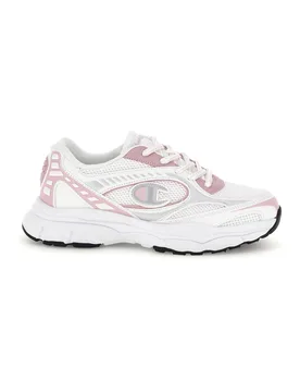 Sneakers Bianche con Inserti Rosa RT25 U GS 39 - Champion - FashionsVida