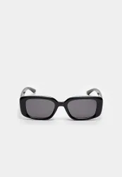 Rechteckige Sonnenbrille Schildpatt- Schwarz OS