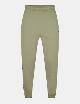 Mens Solid Patterned Slim Sweatpants In Khaki - Size Medium - Lacoste - FashionsVida