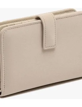 Cartera de mujer mediana con cierre de cremallera en liso - Parfois - FashionsVida