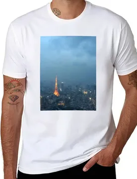 Tokyo tower at night T-Shirt man t shirt cotton man t shirt graphic T-Shirt - Aliexpress - FashionsVida