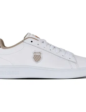 Baskets Court Shield Ii White / Leopard / White EU 41 - K-swiss Lifestyle - FashionsVida