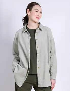 Nomads Cord Shirt - Ecru - Nomads - FashionsVida
