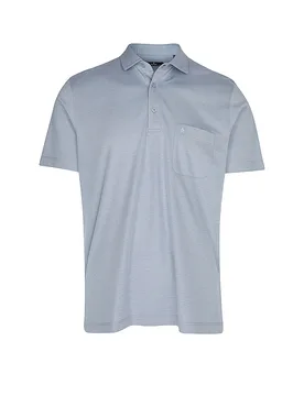Poloshirt hellblau S Herren - Ragman - FashionsVida