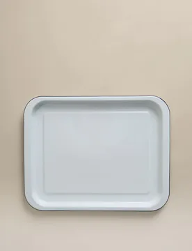 M&S Enamel Oven Tray Dark Blue Mix - M&S - FashionsVida