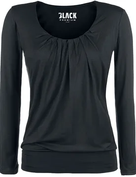Langarmshirt - Frail Shirt - S bis 6XL - für Damen - Größe XL - schwarz - Frauen - female - Black Premium by EMP - FashionsVida