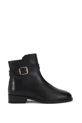 Women's 'Pienza Ankle Boot' Leather Boots in Black Size: 6 - Black - Size: 6