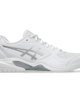Gel-dedicate 9 All Court Shoes White / Pure Silver UK 7 - Asics - FashionsVida