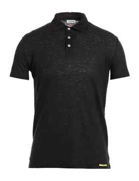Poloshirt Herren Schwarz S Herren - DISTRETTO 12 - FashionsVida