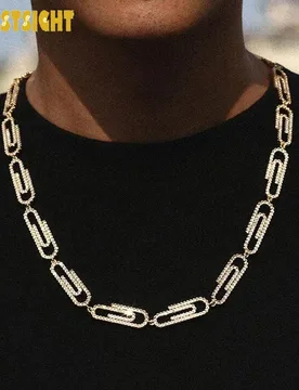 New Cuban Link Chain Iced Out Cubic Zircon Necklace Gold Silver Color Hip Hop Fashion Jewelry For Women - Aliexpress - FashionsVida