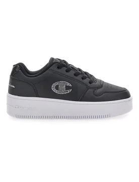 Sneakers Nere Con Platform Nero RD18 PLATFORM GLITTER G GS 37½ - Champion - FashionsVida