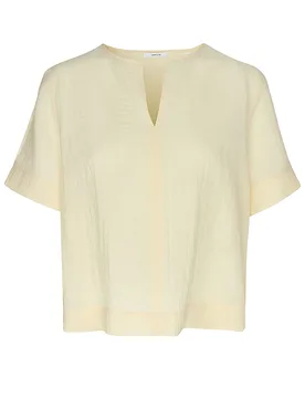Opus T-Shirt FILKARA crema 40 - Opus - FashionsVida