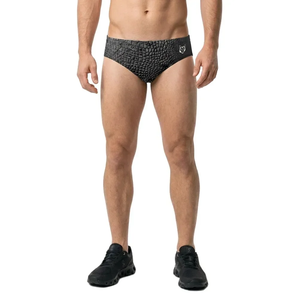 Slips Swimming Brief Black Snake S Men - OTSO - FashionsVida